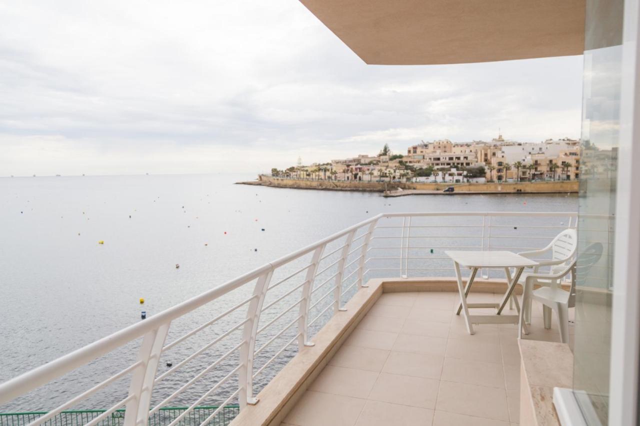 Riviera Holiday Apartments - Seafront - Wifi Marsaskala Eksteriør bilde