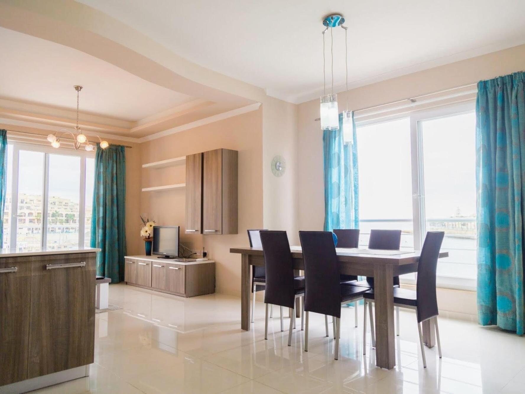 Riviera Holiday Apartments - Seafront - Wifi Marsaskala Rom bilde