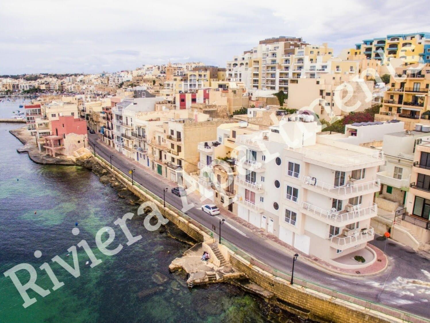 Riviera Holiday Apartments - Seafront - Wifi Marsaskala Rom bilde